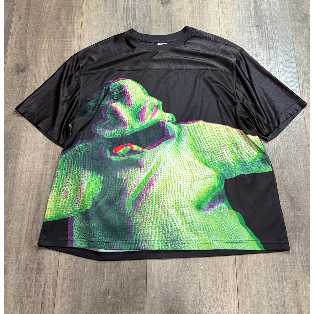 Disney Nightmare Before Christmas Oogie Boogie Football Jersey Adult Large